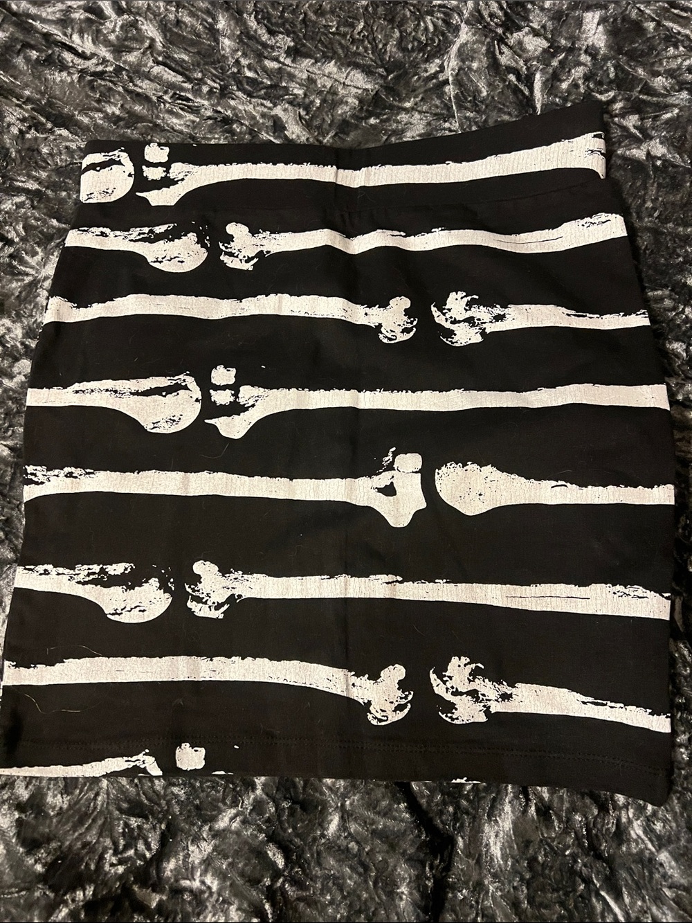 Rare Iron Fist Skeleton Mini Skirt Size S
